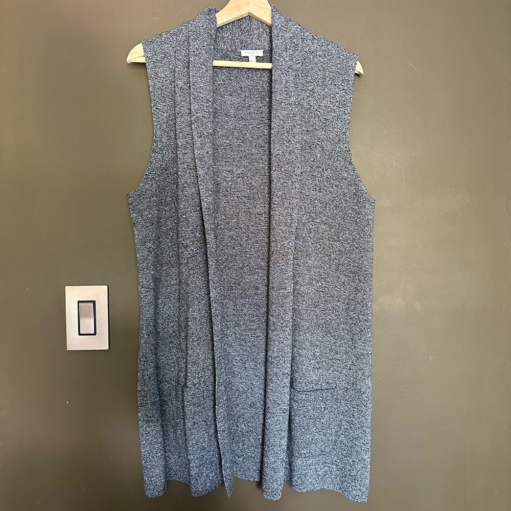Talbots Knit Melange Cotton Vest